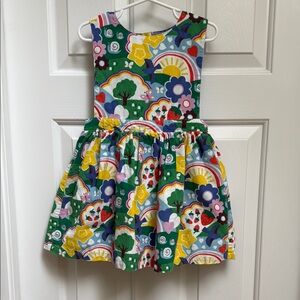 Colorful Floral and Rainbow Dress size 3-4 years Bought